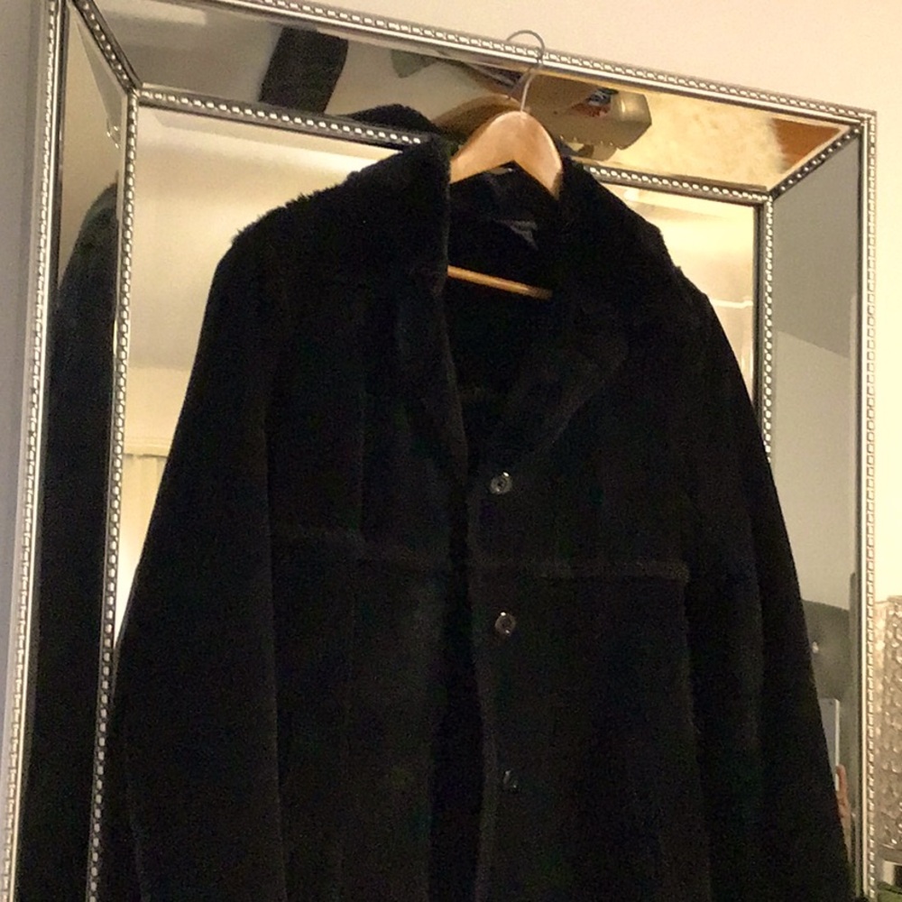 EUC Vintage Express Suede Winter Coat